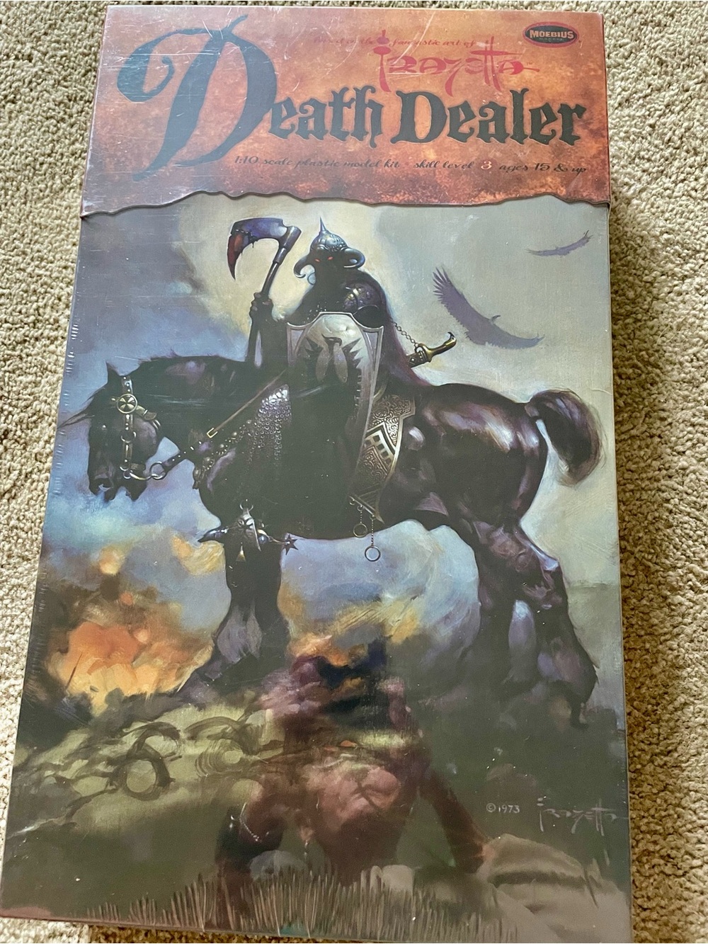 Moebius Frank Franzetta Death Dealer Model Kit New Sealed 1:10